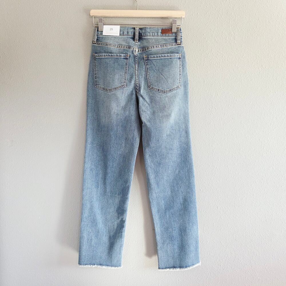 Blue Revival Quinn Mid Rise Straight Leg Ankle Jeans - Size 25 - Picture 2 of 12